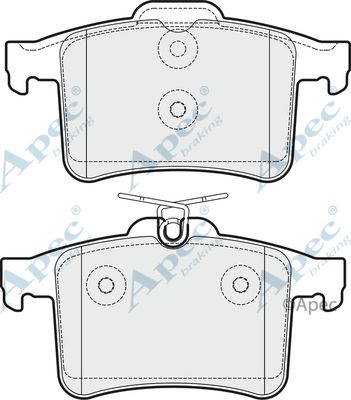 APEC BRAKING Jarrupala, levyjarru PAD1768